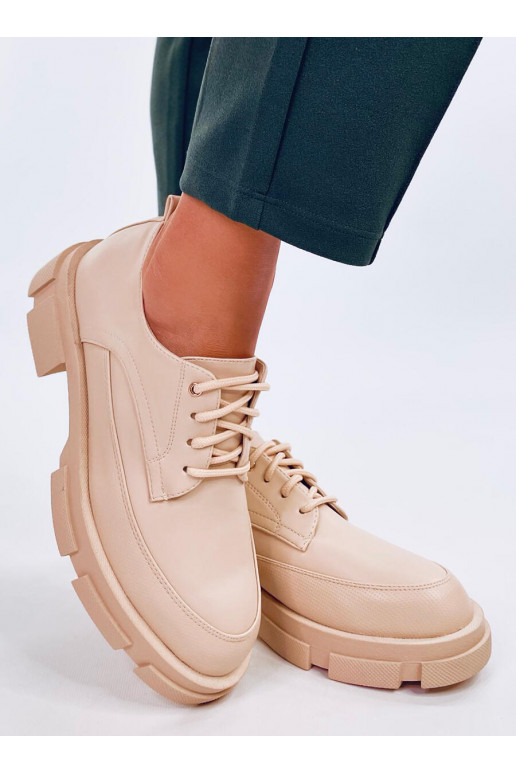 Mocassins à semelle surélevée UNNA BEIGE