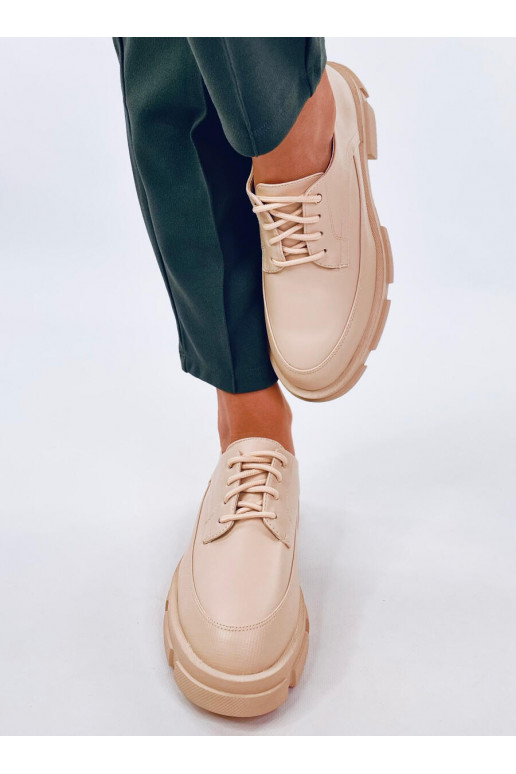 Mocassins à semelle surélevée UNNA BEIGE