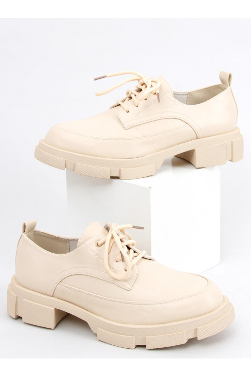 Mocassins met verhoogde zool UNNA BEIGE