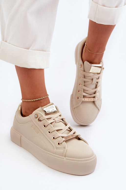 Sneakers model schoenen Big Star beige Sneakers model schoenen Big Star beige