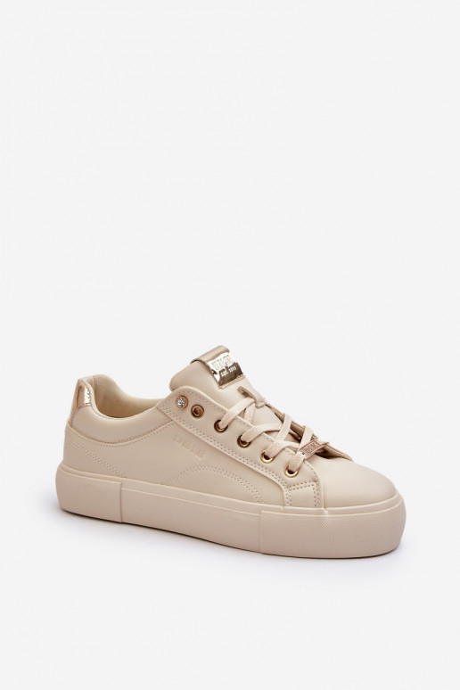 Baskets modèle chaussures Big Star beige