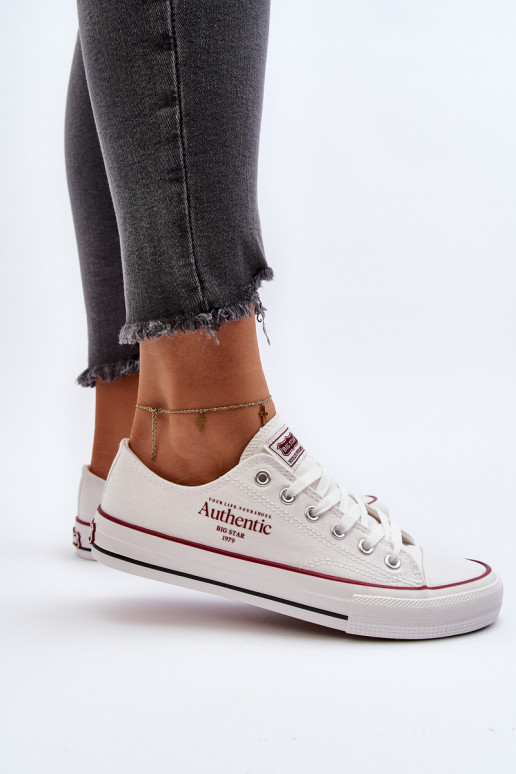 Chaussures femme Big Star blanches