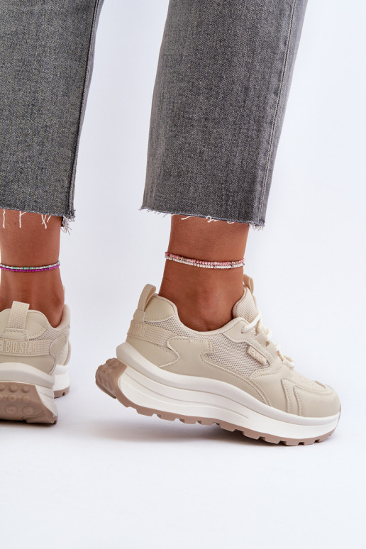 Sneakers model schoenen beige Big Star