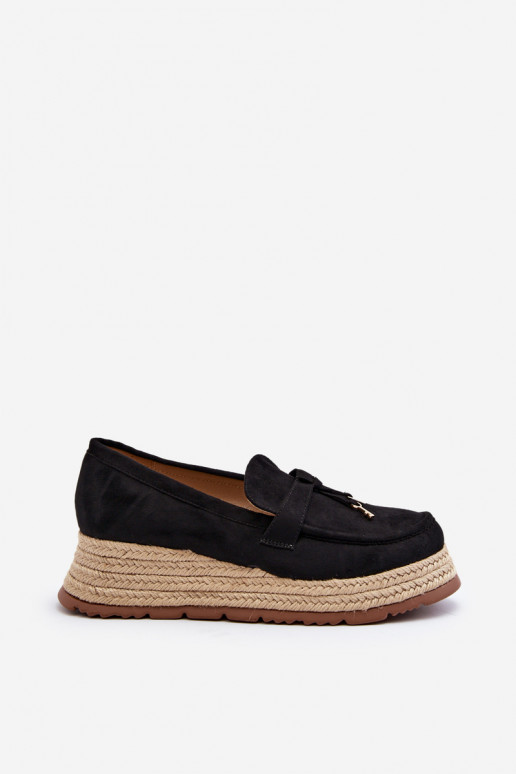 Mocassins de couleur noire Torresia