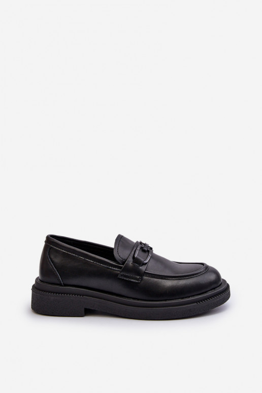 Mocassins pour femmes en noir Keelana