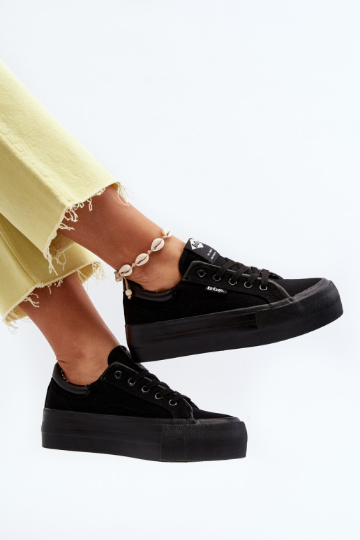 Chaussures de loisirs à plateforme Lee Cooper noir