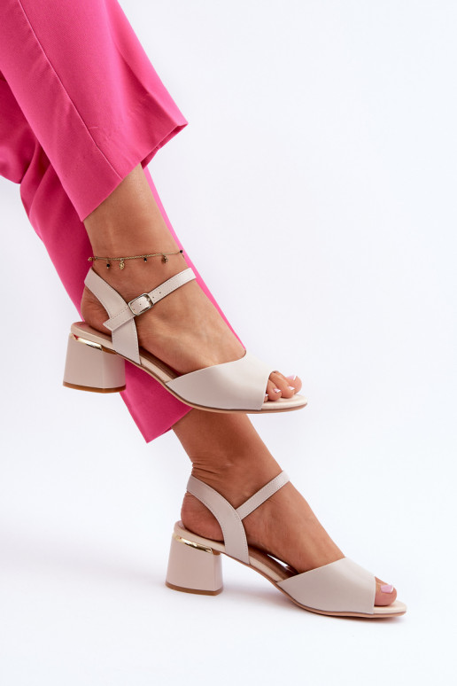 Sandales pour femmes à talon bas de... Sandales pour femmes à talon bas de...