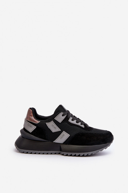 Baskets modèle chaussures Big Star couleur noir