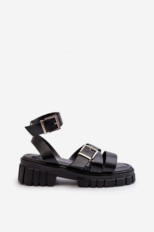Sandales pour femmes de couleur noire Eladira