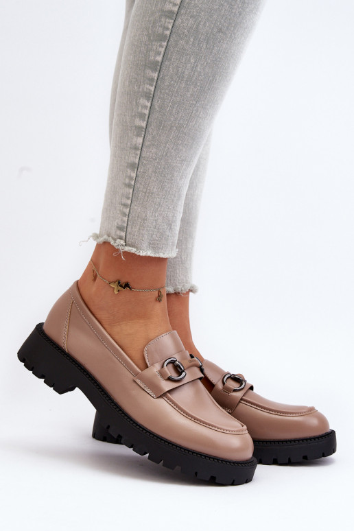 Mocassins beige Ledda