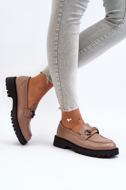 Mocassins beige Ledda