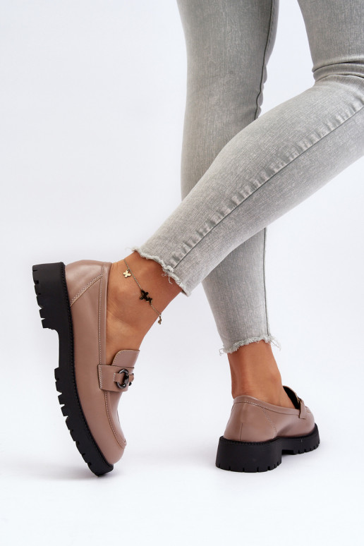 Mocassins beiges Ledda