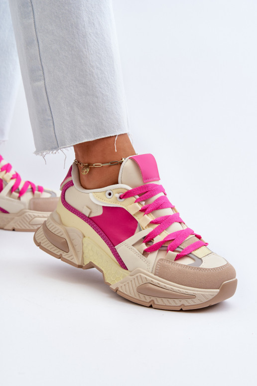 Schuhe mit massiver Sohle in rosa... Schuhe mit massiver Sohle in rosa...
