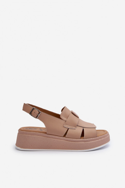 Sandales plateforme Vivitellia beige... Sandales plateforme Vivitellia beige...