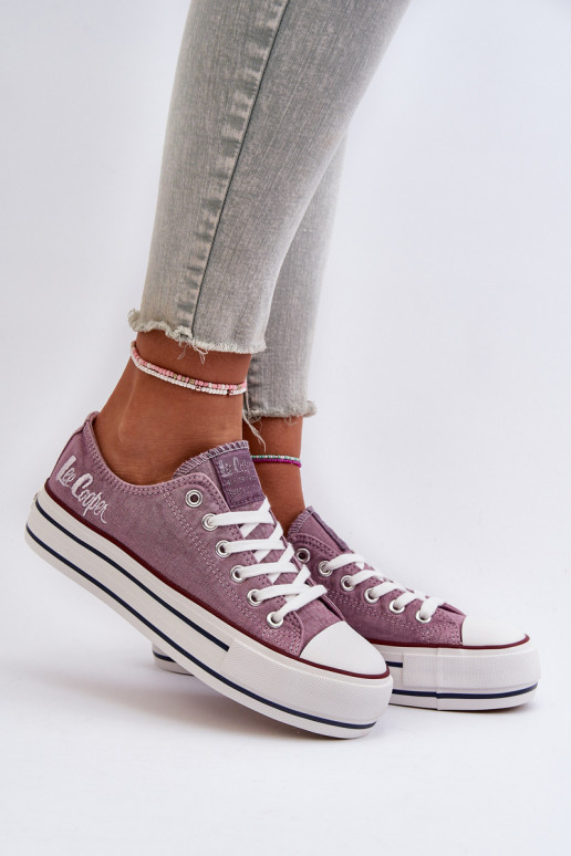 Chaussures décontractées à semelle massive Violet Lee Cooper