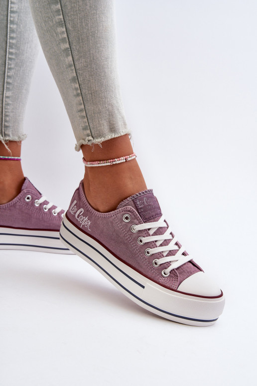 Chaussures décontractées à semelle massive Violet Lee Cooper