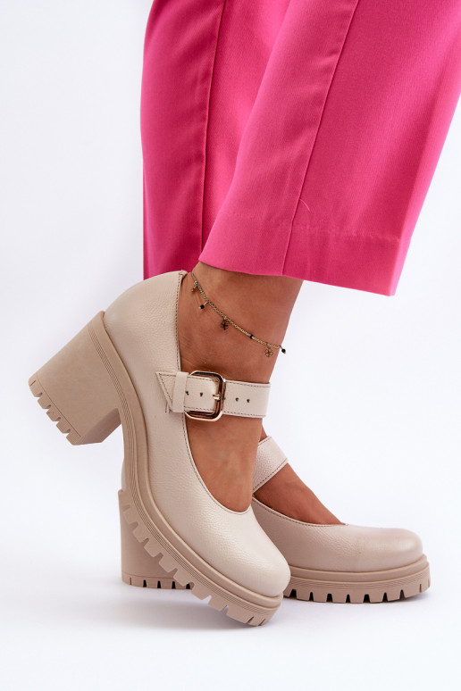 Chaussures Zazoo beiges Chaussures Zazoo beiges