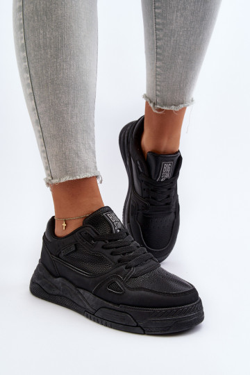 Baskets modèle chaussures Big Star couleur noir