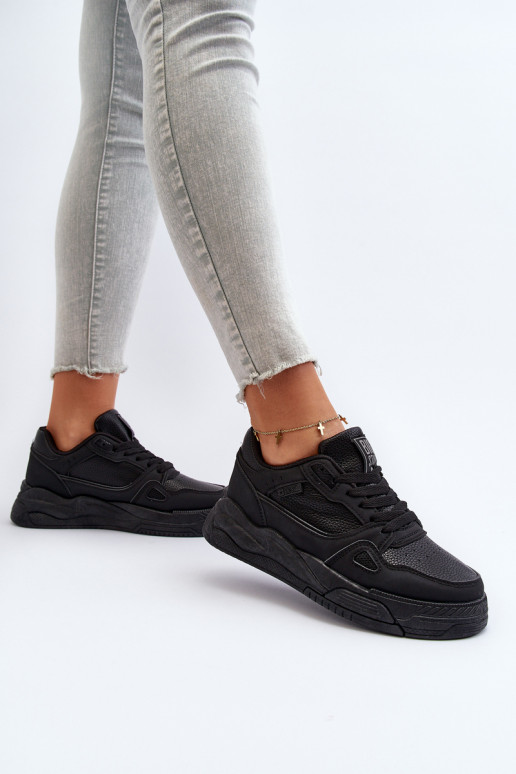 Baskets modèle chaussures Big Star couleur noir