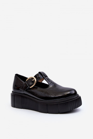 Lakleren platformschoenen... 2