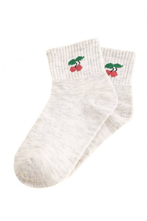 Chaussettes Shelovet gris clair