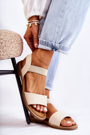 Sandalen eines klassischen...