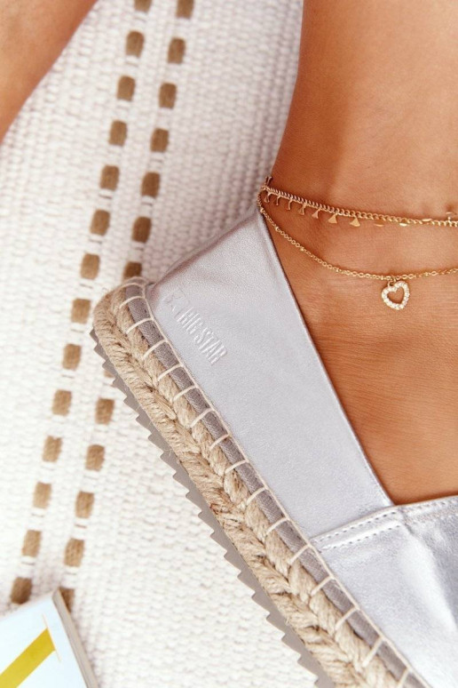 Espadrilles en cuir Big Star couleur... Espadrilles en cuir Big Star couleur...