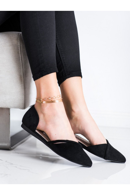 Ballerinas aus Wildleder mit... Ballerinas aus Wildleder mit...