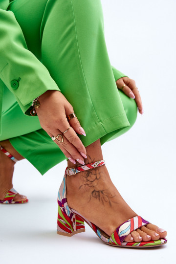 Quincy beige-blau bedruckte... 2