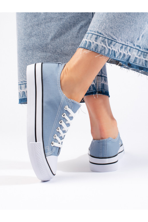 Chaussures femme bleu clair