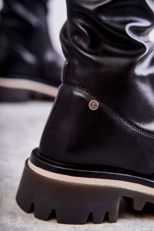 Overknee-Stiefel GOE KK2N4024 schwarz