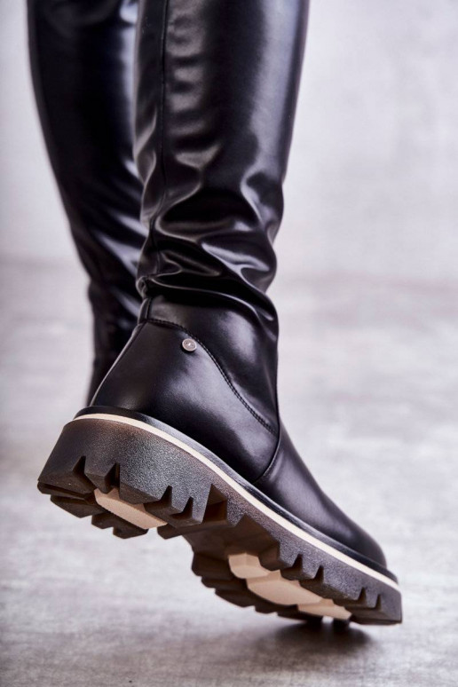 Overknee laarzen GOE KK2N4024 zwart Overknee laarzen GOE KK2N4024 zwart