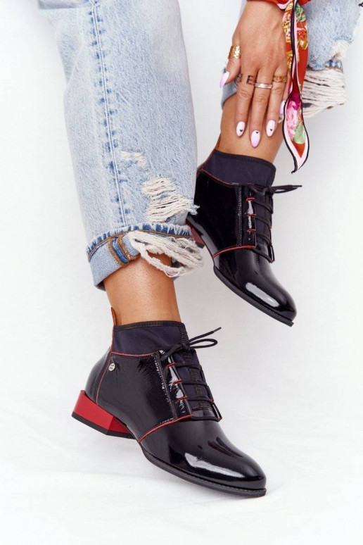 Bottes Noir et rouge Bottes Noir et rouge