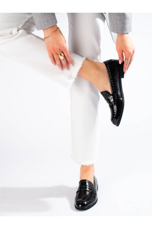 Bottines femme style élégant Shelovet couleur noir