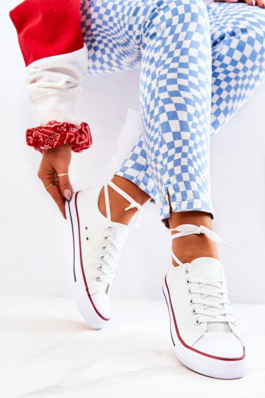 Chaussures de loisirs blanches