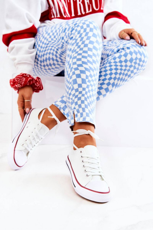 Chaussures de loisirs blanches