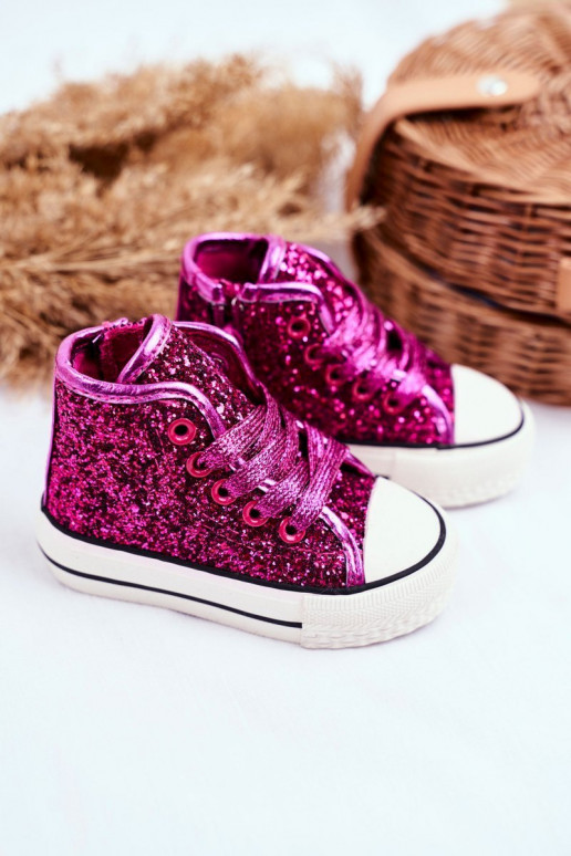 Chaussures décontractées pour enfants à paillettes Ally