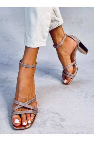 Sandales à talons élégantes ELIZABETH CHAMPAGNE 2
