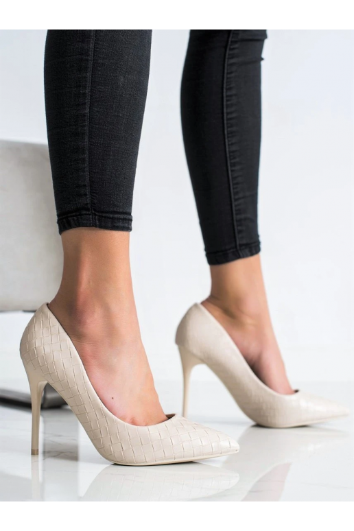 Chaussures à talons beiges