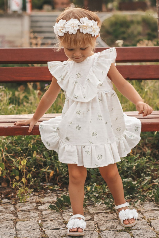 Sandalen voor kinderen met bloemen in... Sandalen voor kinderen met bloemen in...