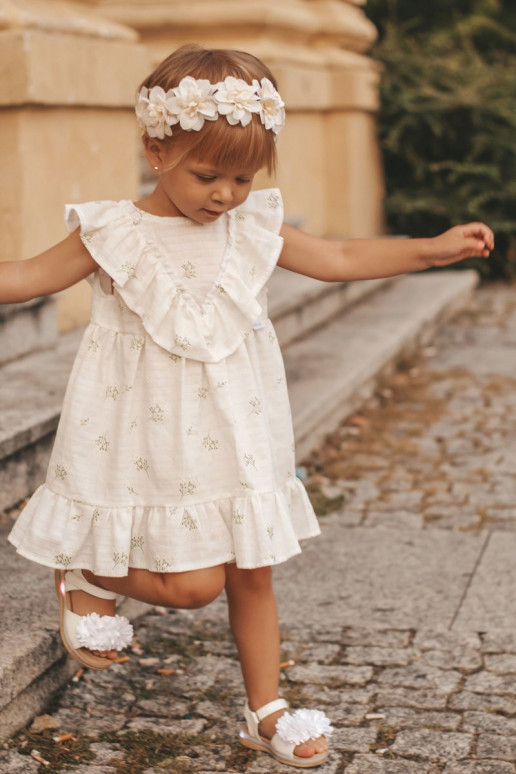 Sandalen voor kinderen met bloemen in... Sandalen voor kinderen met bloemen in...