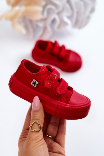Kindersneakers met platte...