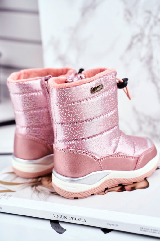 Kinder-Schneestiefel in rosa Farbe Kinder-Schneestiefel in rosa Farbe