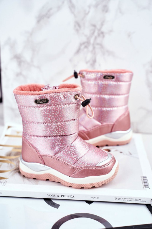 Kinder-Schneestiefel in rosa Farbe Kinder-Schneestiefel in rosa Farbe