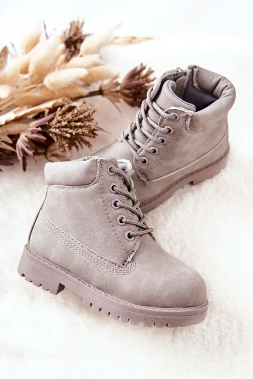 Bottines à lacets pour enfants de... Bottines à lacets pour enfants de...