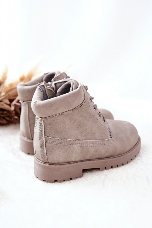 Bottines à lacets pour enfants de... Bottines à lacets pour enfants de...