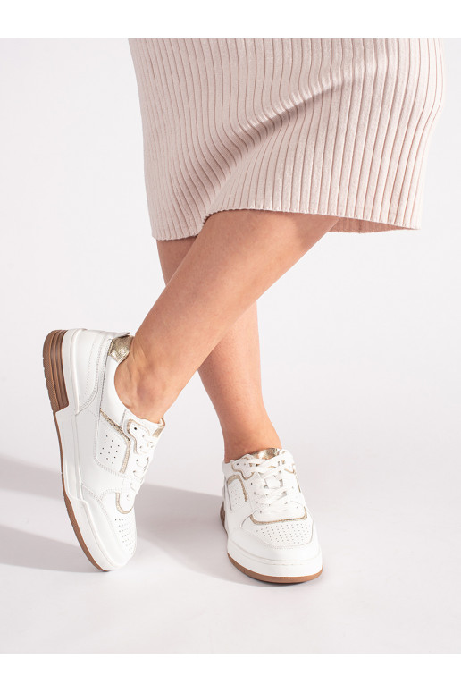INit-gouden Sneakers met platform