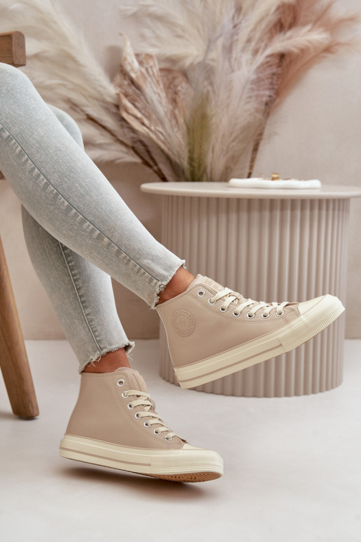 Freizeitschuhe sich Zuarm laufen aus Öko-Leder Beige Big Star OO274934 Freizeitschuhe sich Zuarm laufen aus Öko-Leder Beige Big Star OO274934