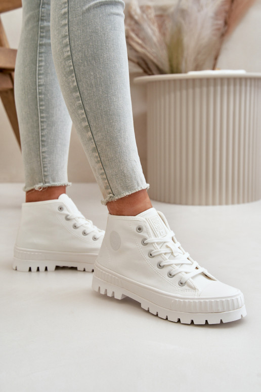 Chaussures de loisirs avec une botte À cause de Kubo Big Star OO274009 couleur blanche Chaussures de loisirs avec une botte À cause de Kubo Big Star OO274009 couleur blanche