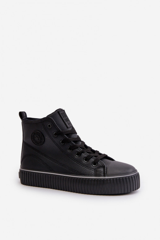Féminin réchauffer chaussures décontractées en cuir écologique Big Star OO274790 couleur noire Féminin réchauffer chaussures décontractées en cuir écologique Big Star OO274790 couleur noire